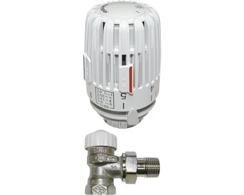 HEIMEIER Thermostatventil-Set 3/8 V-Exact II Eck bestehend aus: Thermostatkopf