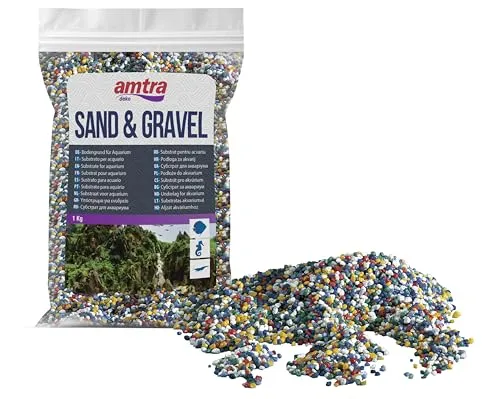 Wave A40005Pp Kies, 1 kg, Natur, Mehrfarbig von AMTRA