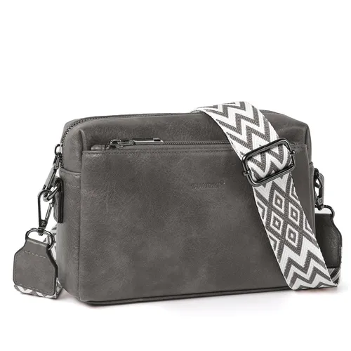 Mofut Schultertasche Damen Handy Umhängetasche,Veganem Leder Crossbody Schultertasche