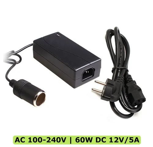 Bolwins Spannungswandler Q69C 60W 12V5A KFZ Spannung Wandler Konverter Netzteil Ladegerät 230V