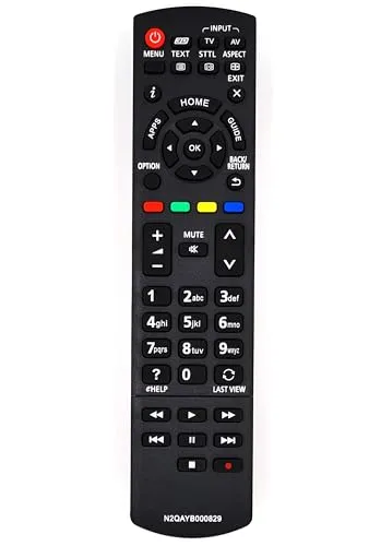 Ersatz TV Fernbedienung passend für Panasonic N2QAYB000829 Fernseher