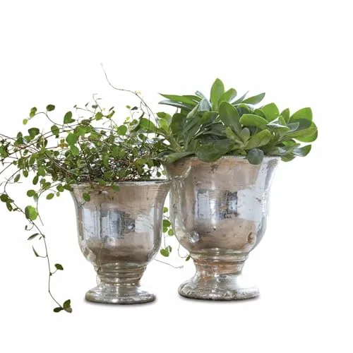 Loberon Übertopf Set Banon in silber von LOBERON