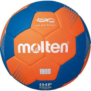 Molten Handball H0F1800-OB, Größe 0, blau/orange, 280 Gramm, Trainingsball