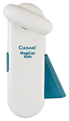 Culinare MagiCan Auto 2 Elektrischer Dosenöffner, Weiß, Kunststoff/Edelstahl, Einhandbedienung/Ein-Knopf-Deckelauswurf, 2 Jahre Garantie, C10011
