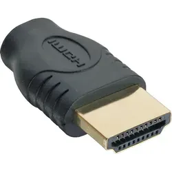 Inline® HDMI Adapter, HDMI A Stecker auf Micro HDMI D Buchse
