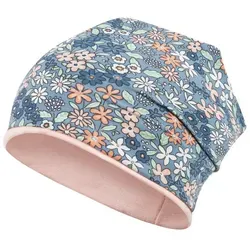 Smarilla Jerseymütze Übergangsmütze Mädchenmütze Baumwolle blau 46-48