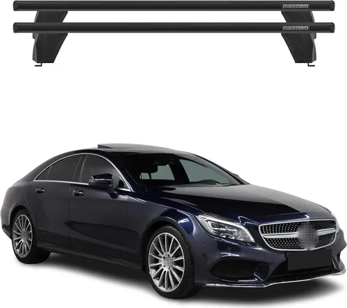 OMAC Dachträger für Mercedes CLS C218 (2010-2018) - Abnehmbar & Multifunktional - Dachgepäckträger aus hochwertigem, leichtem Aluminium, wasserbeständig und aerodynamisch. Ideal für Fahrräder, Skier und Gepäck, perfekt für alle Abenteuer!