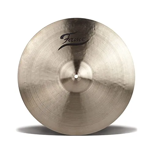 Fame Masters 17 Zoll B20 Heavy Crash Becken, Handgehämmert, Traditional Finish, Professionelle Qualität, Ausgewogener Warmer Sound