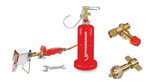 ROTHENBERGER Industrial Dachrinnen Fallrohr Lötset von Rothenberger Industrial