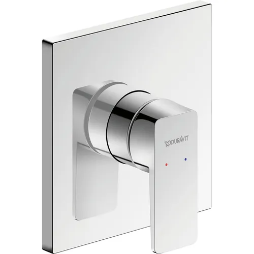 Duravit Manhattan Duscharmatur Set für 1 Verbraucher - Duscharmaturen, elegantes Set mit langlebiger Keramikkartusche und hygienischer Chromoberfläche, ideal für moderne Badezimmer.