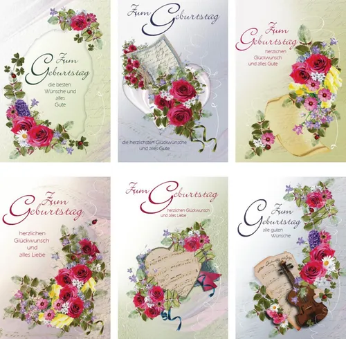 tolle Glückwunschkarten zum Geburtstag 51-2018 Geburtstagskarte Grußkarte 100