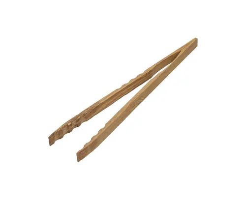 elasto Grillzange Zange 'Oak' aus Eichenholz mit ergonomischen Griff