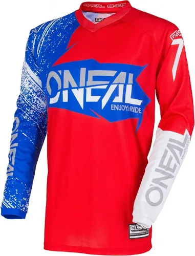 O'NEAL Herren Jersey Element Burnout , rot blau, S