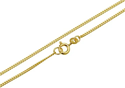 SILBERKETTEN STORE DEIN SCHMUCK ONLINE SHOP Feine Panzerkette Breite 1,4mm | echt 333 Gold | hochglanzpolierte Goldkette | Echtgold mit Federringverschluß