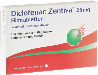 Diclofenac Zentiva 25mg