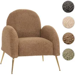 Lounge-Sessel HWC-N69, Retro Cocktailsessel in Coffee in braun von Mendler
