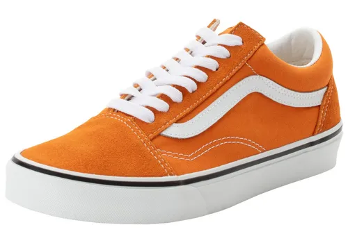 Vans Old Skool Sneaker orange 36 EU - Sneaker in Größe 36, Farbe Marmelade, aus hochwertigem Leder, ideal für Skateboarding und sportliche Looks.