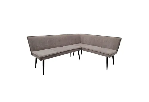 HTI-Living Eckbank Mesilla 195 x 154 cm - Eckbank in modernem Retro-Charme, gepolsterte Sitzfläche und stilvolle Chenille-Optik für gemütliche Essbereiche.