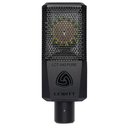 Lewitt LCT 440 PURE Mikrofon - XLR Echtkondensatormikrofon mit High-End Schaltungsdesign, ideal für Gesang und Podcasts, bietet Record-Ready Sound für schnelle Ergebnisse.