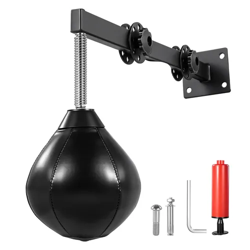 Punchingball Boxbirne Speedball mit Wandhalterung 1,4 kg - Boxsäcke für effektives Training, inklusive stabiler Wandhalterung für platzsparendes Training und schnelle Reflexe.