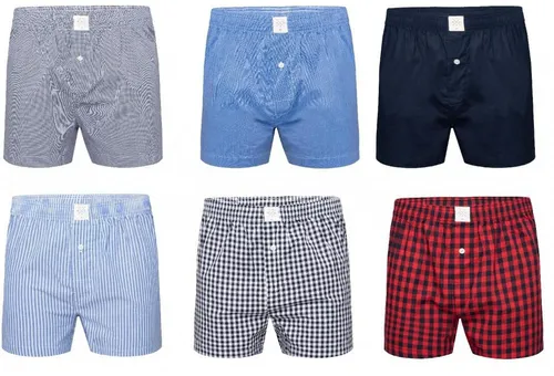 MG-1 Boxershorts 6er Pack für Herren - Herrenunterhosen aus hochwertiger Baumwolle, bequem und locker geschnitten für optimalen Tragekomfort. Ideal für den täglichen Gebrauch.