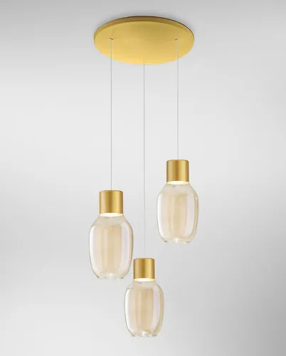 Fabas Luce 3768-47-365 Lapo Pendelleuchten 36W Cognac von Fabas Luce