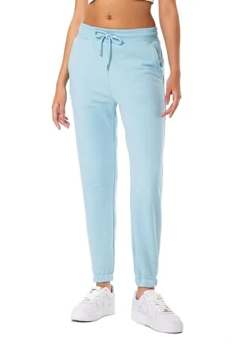 Red Bridge Damen Jogginghose Freizeithose Hellblau - Sport-Jogginghosen für Damen, ideal für Fitness und Freizeit, aus hochwertigem Materialmix für hohen Tragekomfort und Langlebigkeit, mit praktischen Seitentaschen für Handy und Schlüssel.