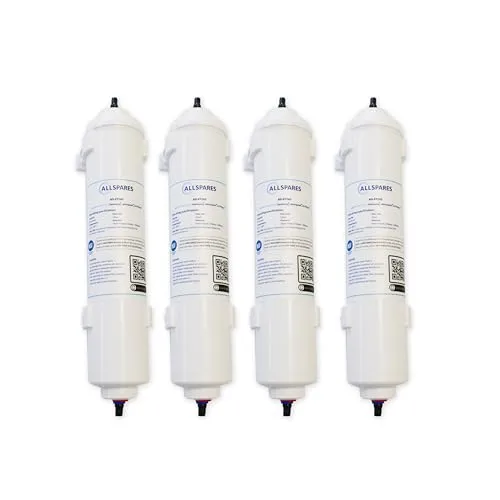 AllSpares Wasserfilter (4 St.) für Samsung Kühlschrank - Wasserfilter für Samsung Kühlschränke, passend für originale Modelle, sorgt für reines Wasser und frischen Geschmack, 4 Stück in der Verpackung.