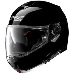 Nolan N100-5 Classic N-Com Helm - Schwarz, Größe XS - Motorradhelm mit Ultra-Wide Visier und UV 400 Schutz. Genießen Sie optimalen Komfort dank der waschbaren Clima Comfort Innenausstattung.