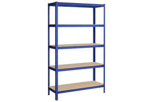 SONGMICS Schwerlastregal 180 x 90 x 40 cm - Standregal mit 5 verstellbaren Ablagen, bis zu 875 kg belastbar und ideal für Werkstatt, Keller oder Garage.