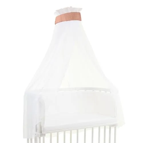 Produktbild babybay Himmel Waffelpiqué mit Band, apricot rosé