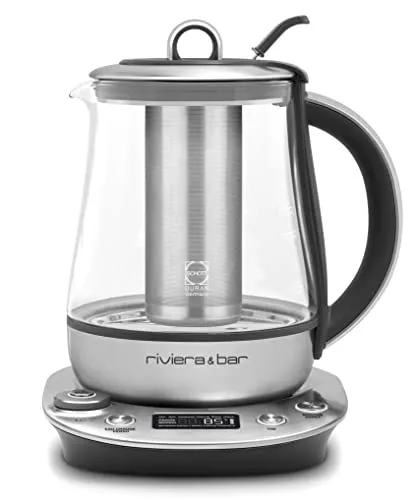 Riviera-et-Bar BTH690 Teekanne, Edelstahl, Zen in weiß von Riviera & Bar