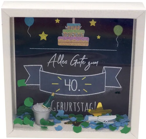 ZauberDeko Geschenkbox Geldgeschenk Verpackung Geburtstag 18 20 30 40 50 Happy Birthday Party