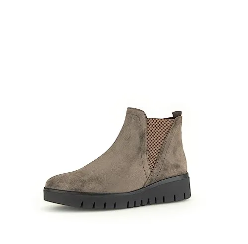 Gabor Komfort Stiefeletten DAVOS Damen 31363138313134 Braun 40 1/2 EU - Wanderschuhe mit echtem Velourleder, weichem Textilfutter und bequemem Fußbett für optimalen Komfort und Stil im Alltag.