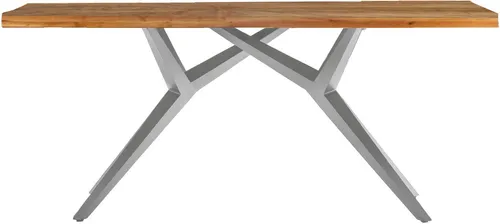 SIT Esstisch mit Sonnenmuster - Around the World Stil - Esstisch im Around the World Stil, ideal für gesellige Abende. Die individuelle Maserung des Massivholzes verleiht ihm einen einzigartigen Charme und Gemütlichkeit.