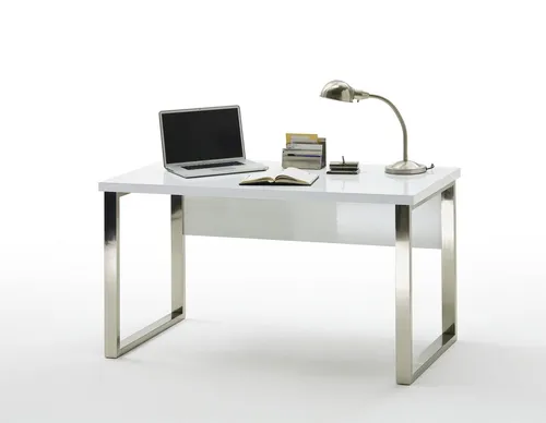 MCA furniture Schreibtisch Sydney, weiß Hochglanz 140 cm in weiß von MCA Furniture
