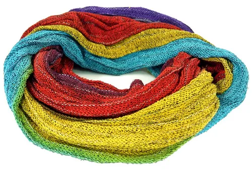 Guru-Shop Halstuch Weicher Loop Schal Stola, Magic Loopschal,..