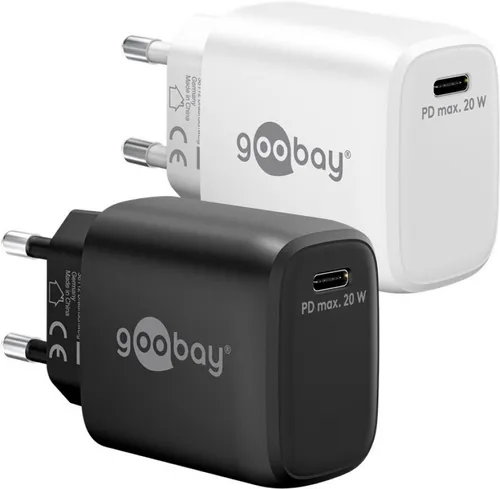 goobay 65405 USB-C PD Schnellladegerät 20W