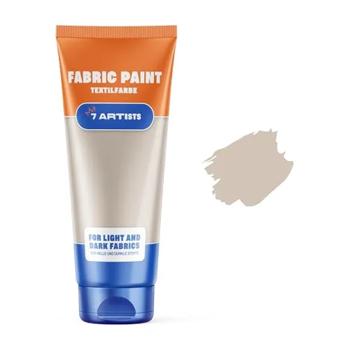 Artists Textilfarbe Cappuccino 60 ml – Stoffmalfarben Waschfest für Kleidung, Sneaker & Leder | Permanent Textilfarbe Waschmaschinenfest | Stofffarbe ohne Bügeln für T-Shirt, Jeans & Taschen 7