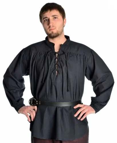 HEMAD Mittelalter-Hemd Artus, schwarz XXL von HEMAD