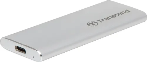 Transcend ESD260C 500GB Externe SSD USB-C, USB-A - Schnelle Datenübertragung - Externe Festplatte mit USB 3.1 Gen 2-Schnittstelle für blitzschnelle Übertragungsraten von bis zu 520 MB/s. Leicht und robust, ideal für unterwegs.