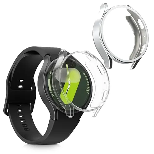 kwmobile 2X Silikon Hülle für Samsung Galaxy Watch 7 44mm Schutzhülle