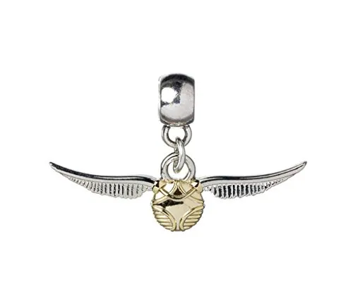 Offizielles Harry Potter-Halskette mit Schnatz Snitch Charm-Anhänger, goldfarben