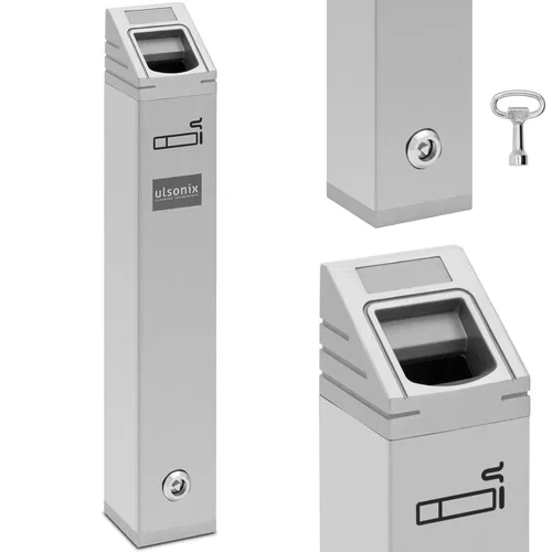 Ulsonix Außenwandaschenbecher, 2 L in grau von Ulsonix