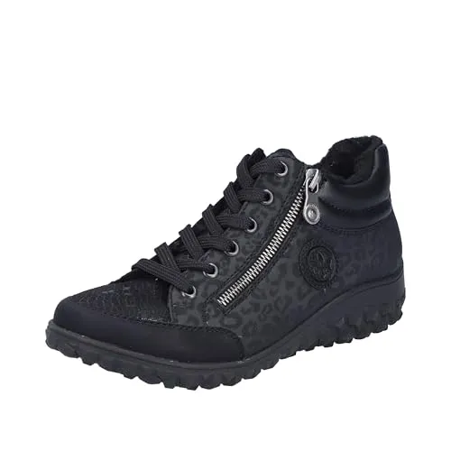Rieker Damen 59500 Schnürstiefel, schwarz 00, 37 EU