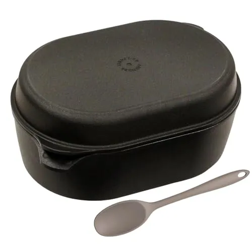 Eurolux Guss-Bräter Set Induktion mit Deckel 40 x 27 cm - großer ofenfester XL Universal-Multibräter mit Antihaft-Beschichtung - 13 Liter - Made in Germany