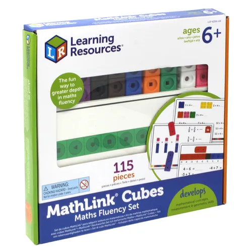 Learning Resources Mathlink Würfel Geläufigkeit Aktivitätsset - Mathe Blöcke für