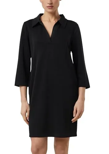 Produktbild Comma Kurzes Jerseykleid mit Polokragen und Eingrifftaschen