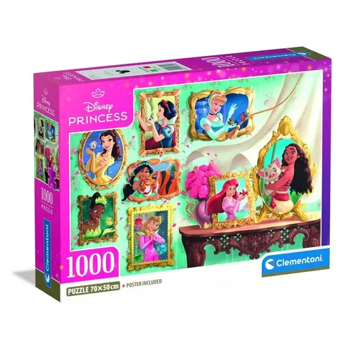 CLE puzzle 1000 Compact Disney Princess 37046 Clementoni 8005125370467