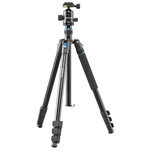 CULLMANN RONDO 480M RB8.5 - Allround-Dreibeinstativ - Kompaktes Allround-Dreibeinstativ mit Kugelkopf, Tragkraft 4kg, maximale Höhe 185cm und leichtem Gewicht von nur 1650g. Ideal für Fotografen unterwegs, inklusive Transportbeutel.